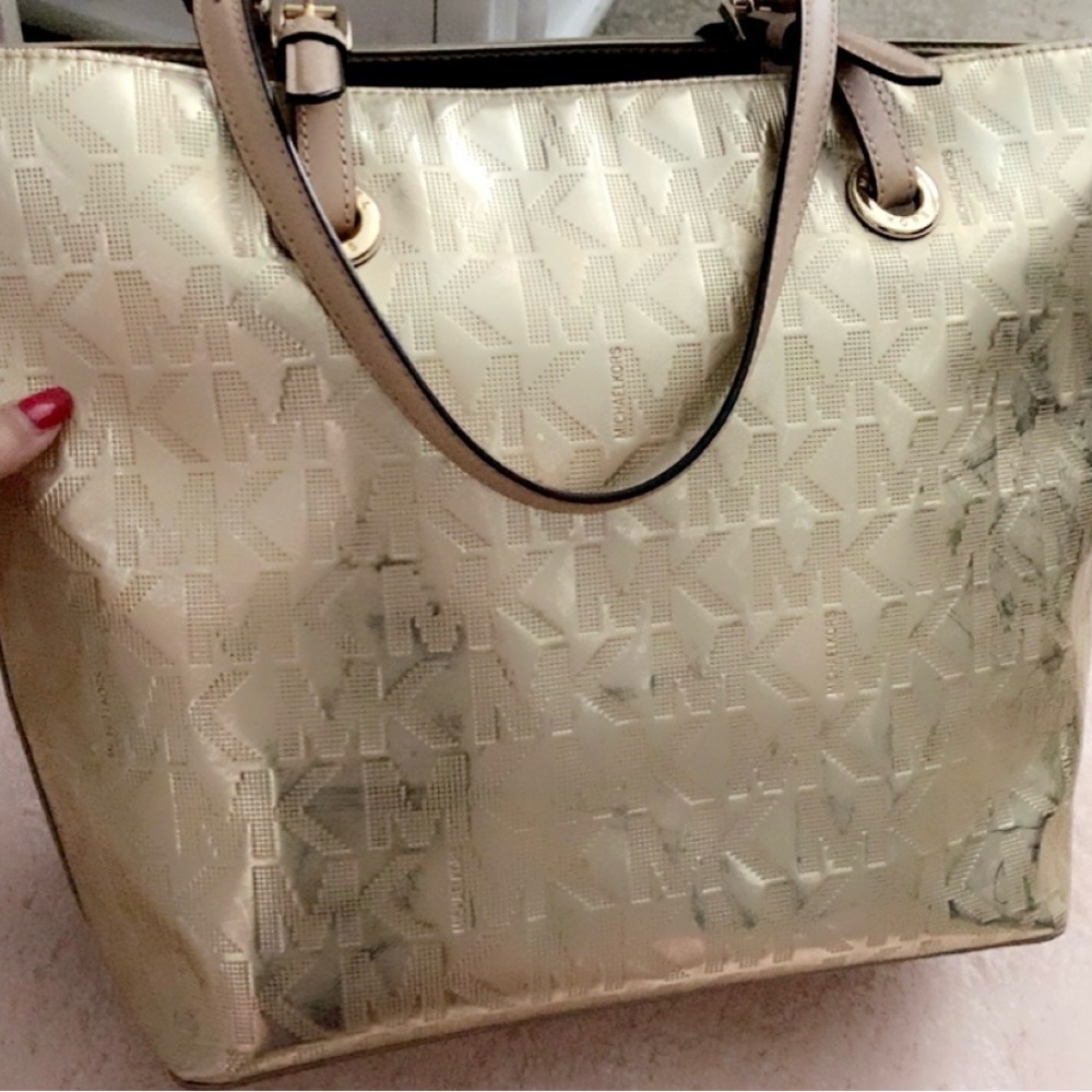 Michael Kors Gold Tote Bag